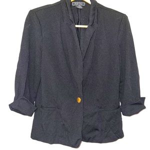 🪩4/$20!! New York Clothing Company Women’s Black Blazer Suit Jacket Lg 🪩4/$20!!